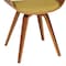 Armen Living Summer Modern Chair In Green Fabric and Walnut Wood LCSUCHWAGR - alternate 2